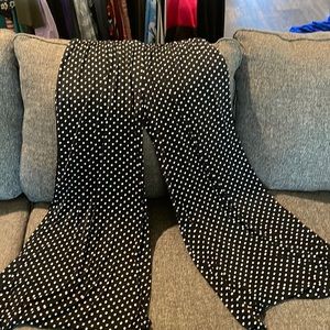 Polkadot high waist pants